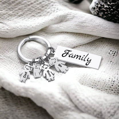 Personalised Family Keyring