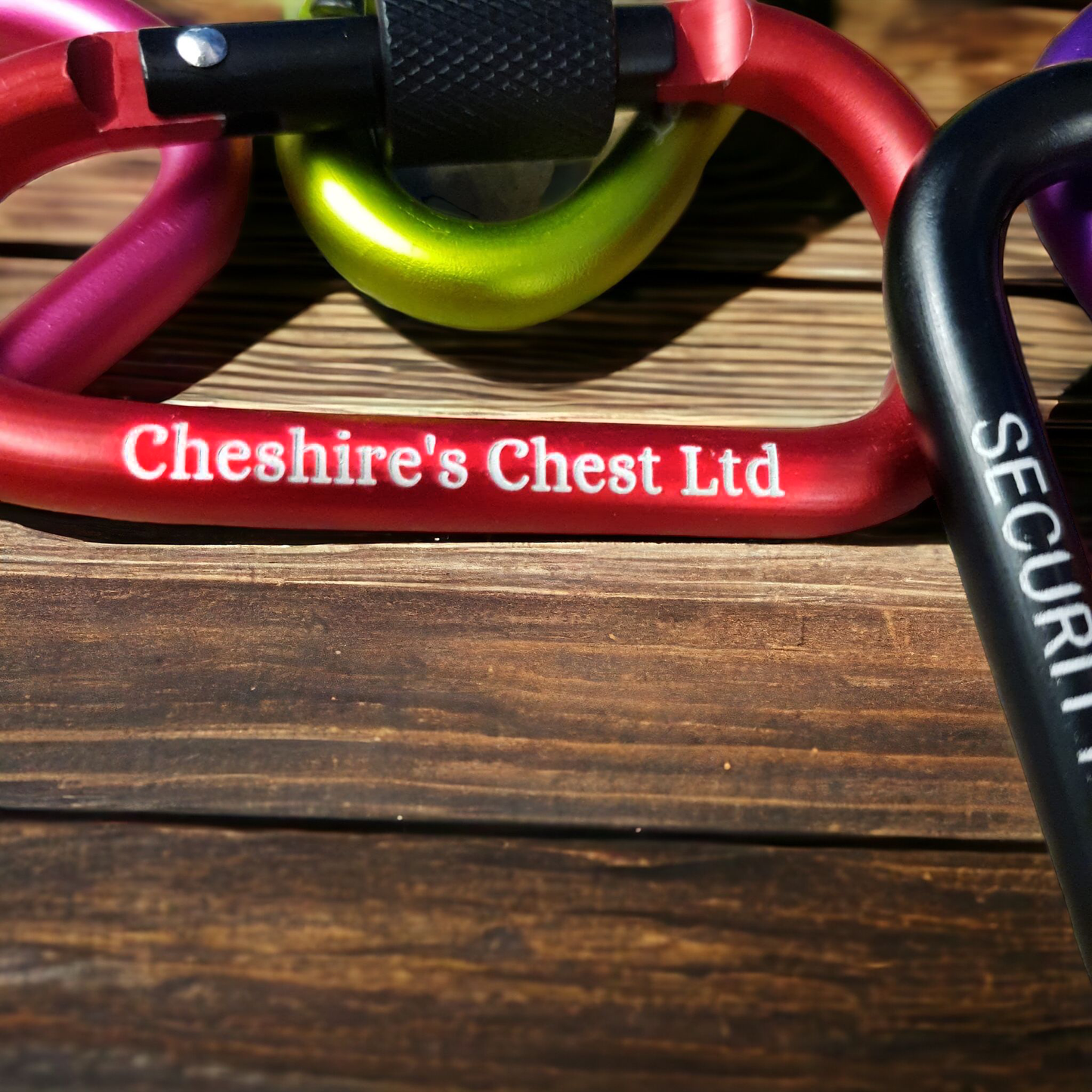 Personalised Locking Carabiners