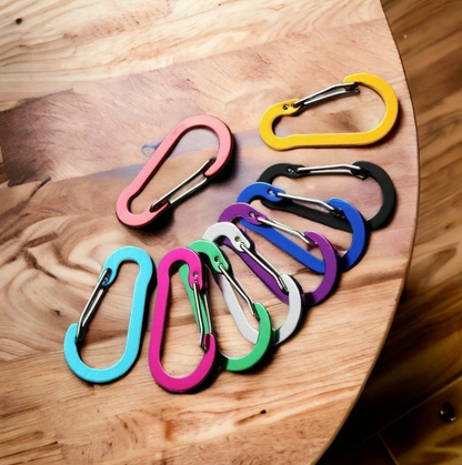 Personalised Carabiner Clips (Pack 5)