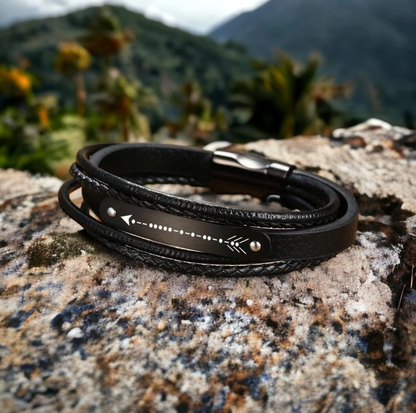 Personalised Morse Code Bracelet