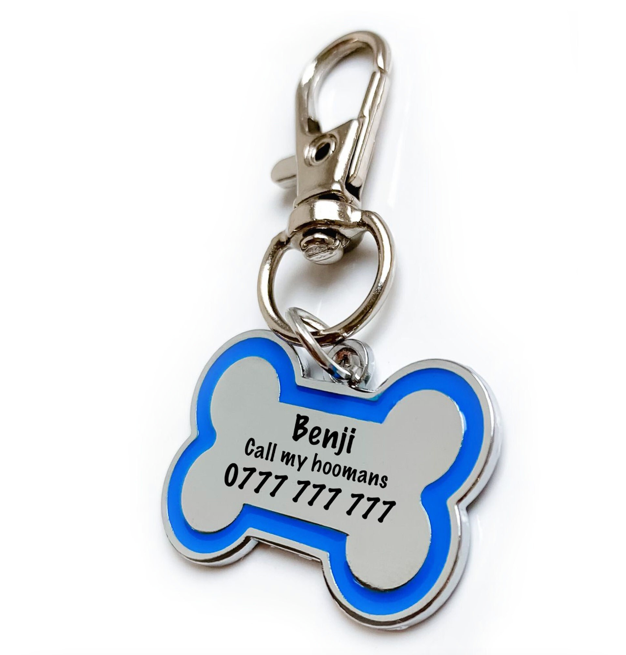 Personalised Bone Shaped Dog ID Tag