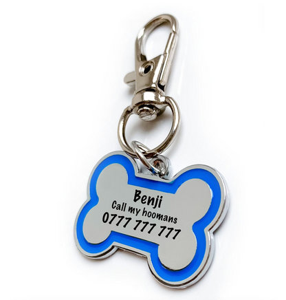 Personalised Bone Shaped Dog ID Tag