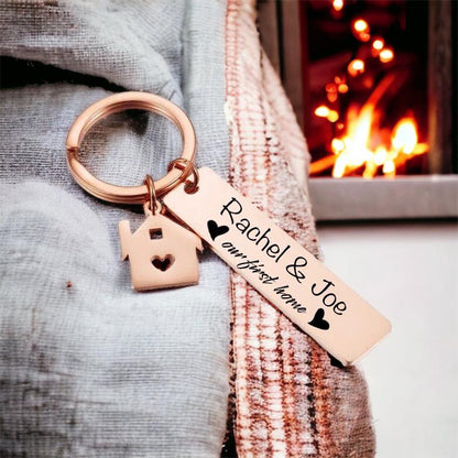 Personalised Home Keyring