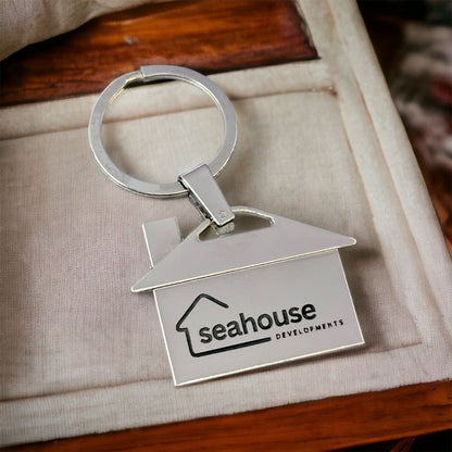 Personalised Company Logo House Keyring