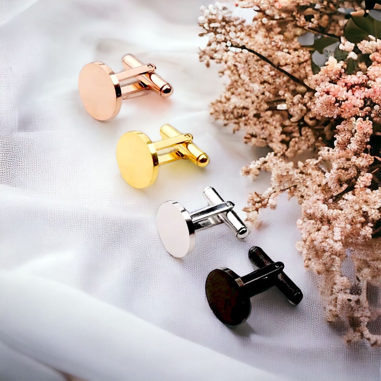 Personalised Stainless Steel Cufflinks