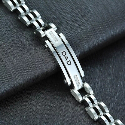 Personalised Dad Bracelet