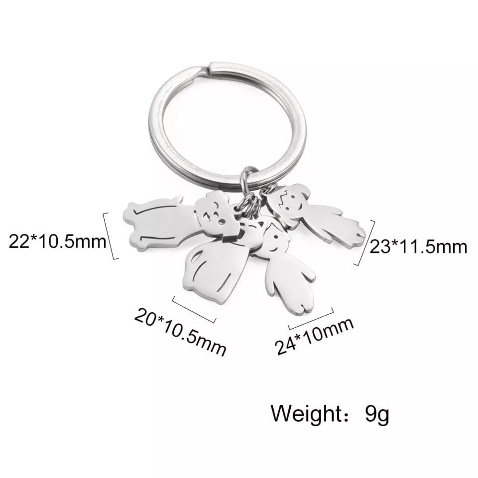 Personalised Family Keyring