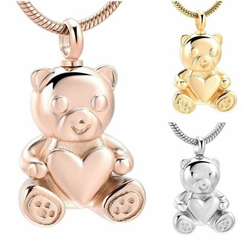 Personalised Bear Urn Necklace