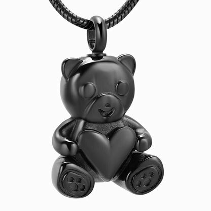 Personalised Bear Urn Necklace