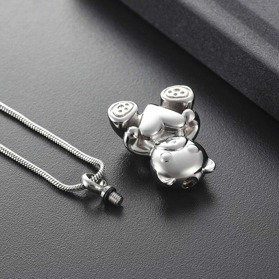 Personalised Bear Urn Necklace