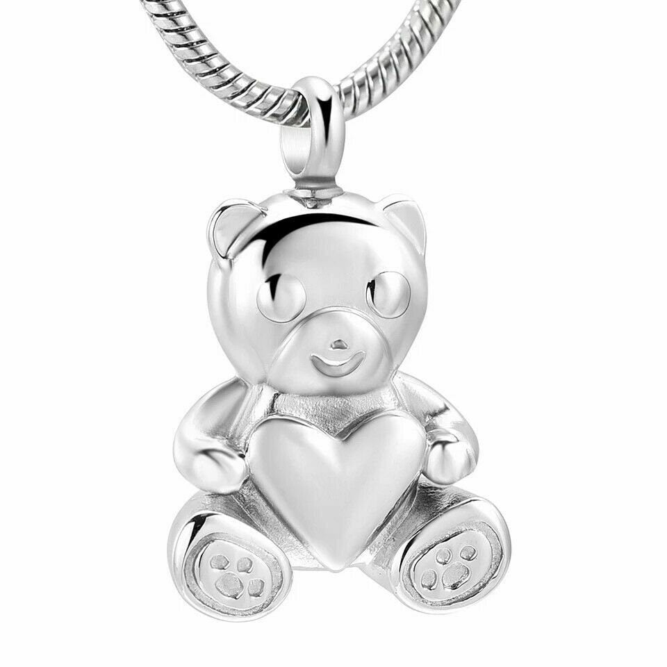 Personalised Bear Urn Necklace