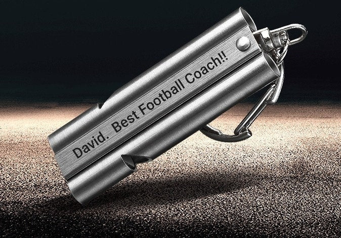 Personalised Stainless Steel Whistle